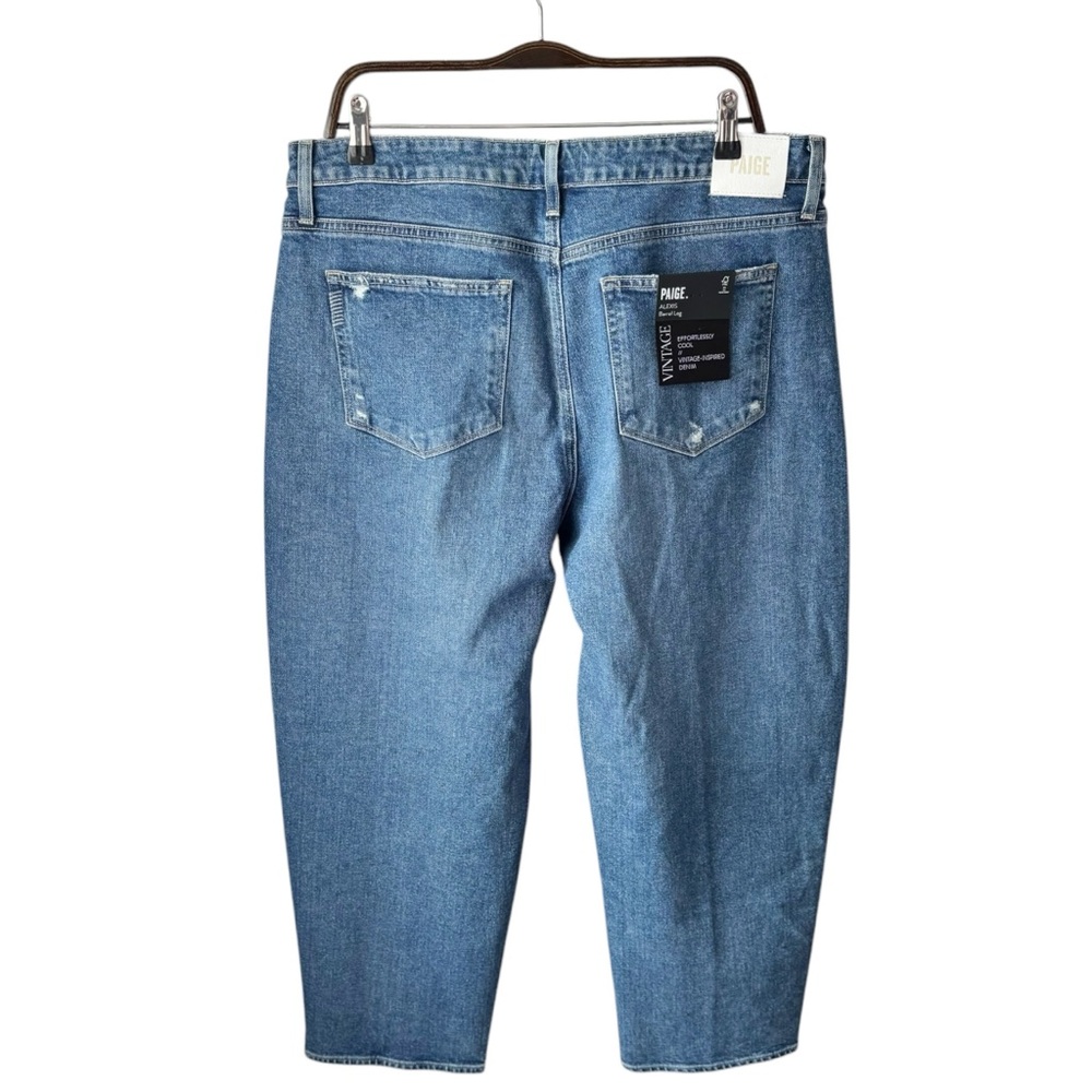 Paige Alexis Barrel Leg Jeans in Le Club | 33 NWT - Picture 4 of 14